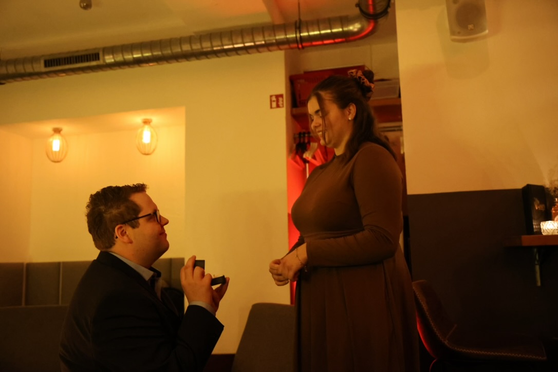 Der Moment des Antrags